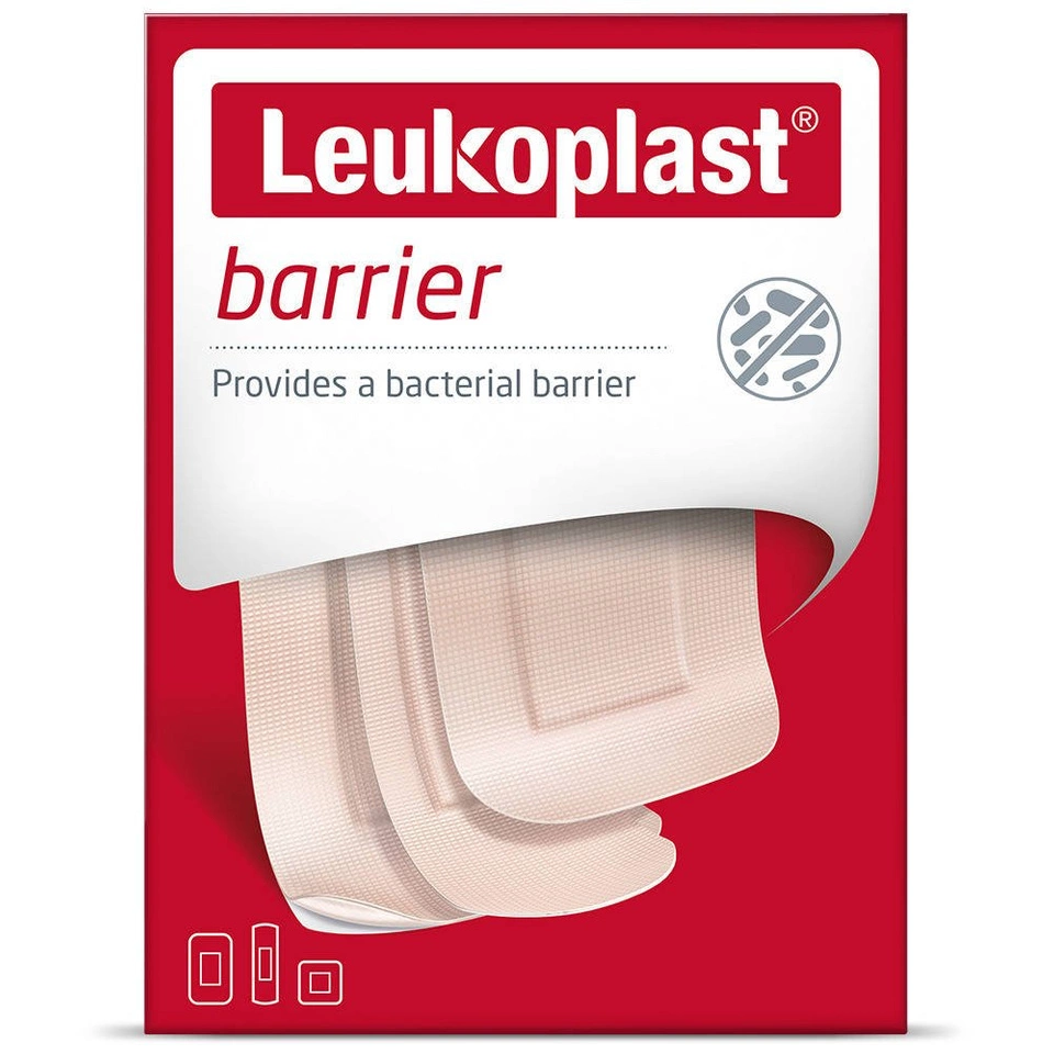 Leukoplast plaster barier 22x72mm,38x63mm,38x38mm mix 20 szt