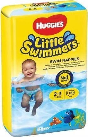 Huggies pieluszki do pływania Little Swimmers 3-8kg 12szt
