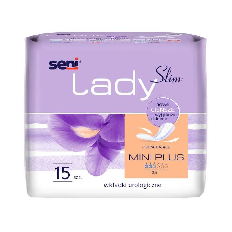 Wkłady anatomiczne Seni Lady Slim Mini Plus 15 szt.